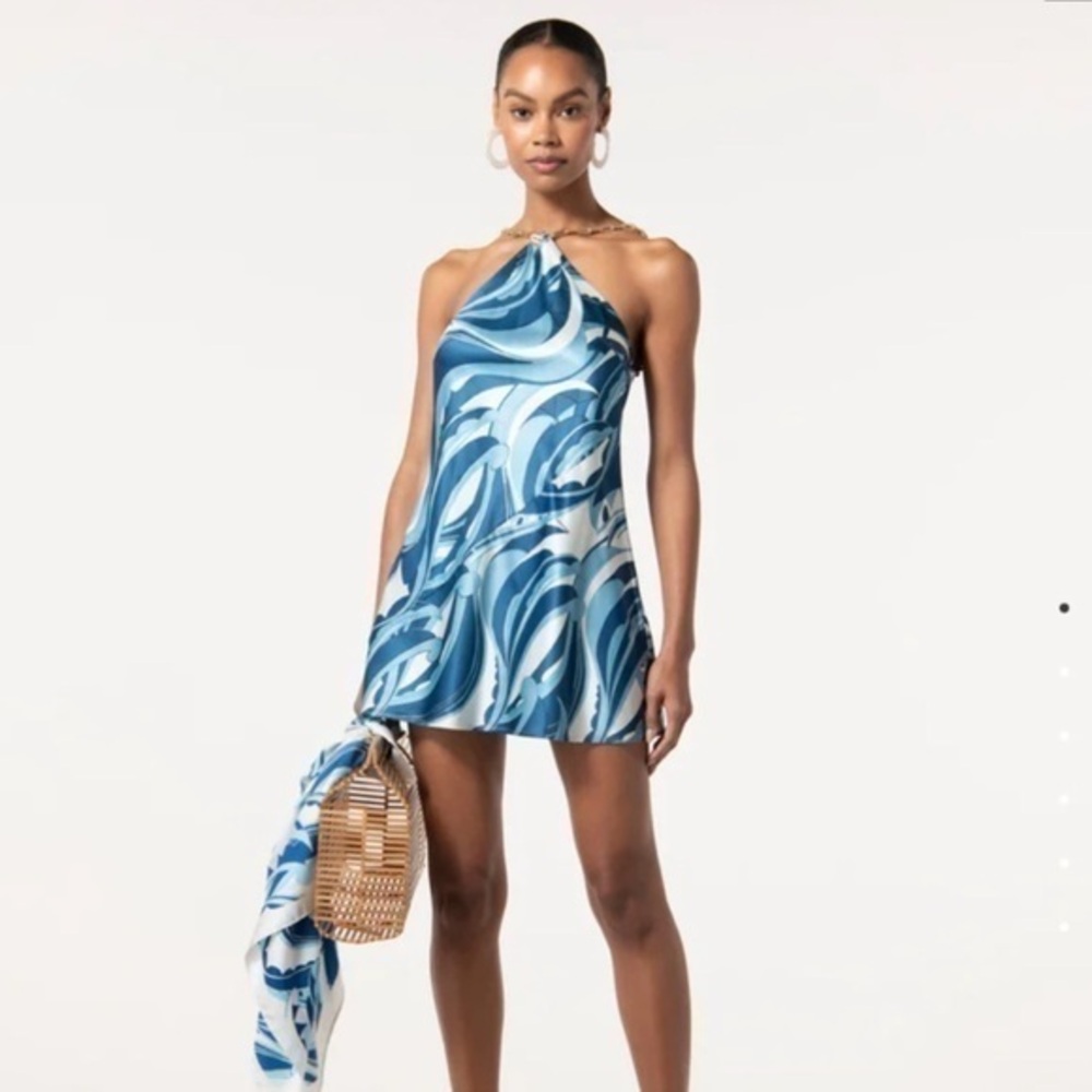 Cult Gaia Minna Graphic Print  Dress size M